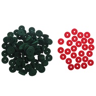 (KWIN) 90Pcs Piano Keyboard Felt Front Rail Regulating Punchings with 90Pcs Piano Keyboard Washer Pi