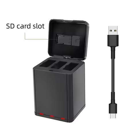 New 3 IN 1 Battery Charger Smart Charger USB Charging Box For DJI Tello Drone Battery Charging Hub O