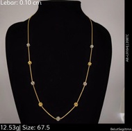 KEMM Emas 916 Rantai Leher - Gold 916 Tray: L916H(A8)