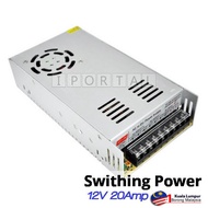 Power Adapter -Switching Power 12V 20A - 240Watt