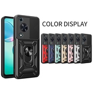 Mech Style Cases for Huawei Nova Y72 Y72S Y63 MGA-LX3 GFY-LX1 Hard Push Pull Window Lens Protector C