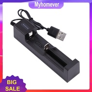 Universal USB Battery Charger 1 Slot Smart Charger for 18650 22650 16340