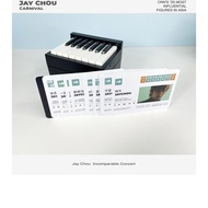 Jay Chou Piano Desk Calendar Each Card Is a Weekly Calendar Card Has Piano Notation Can Play 2023 Desk Calendar