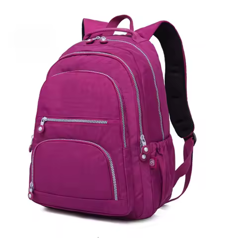 Teenage Girl School Backpack 2026 Mochila Feminina Travel Nylon Waterproof Laptop Bagpack for Women