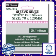 Sleeve Kings - WOTR Card Sleeves (70x120mm) - 110 Pack - 50% Thicker