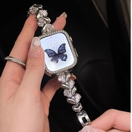 Bling Love Diamond Watch Strap Case for Redmi Watch 5 Active, Bling Strap Case for Redmi Watch 5 Act