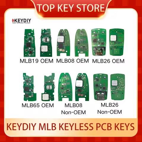 KeyDiy MLB Smart Key PCB 434MHZ MLB08 OEM MLB08 Non-OEM MLB19 OEM MLB26 OEM MLB26 Non-OEM MLB65 OEM 