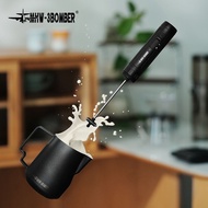 [MHW-3BOMBER] Bomber Magician Milk Frother Handheld Electric Milk Frother Coffee Latte Stirring A