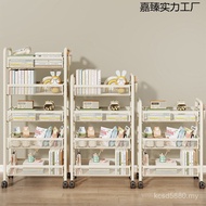 Multi-Layer Small Trolley Cabinet Shelf Movable Small Gap Dormitory Storage Wheel Snacks Dormitory B