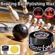 Bowling Ball Polishing Wax Bowling Ball Cleaner Powerful Remover Bowling Stain Remover with Spong Bo