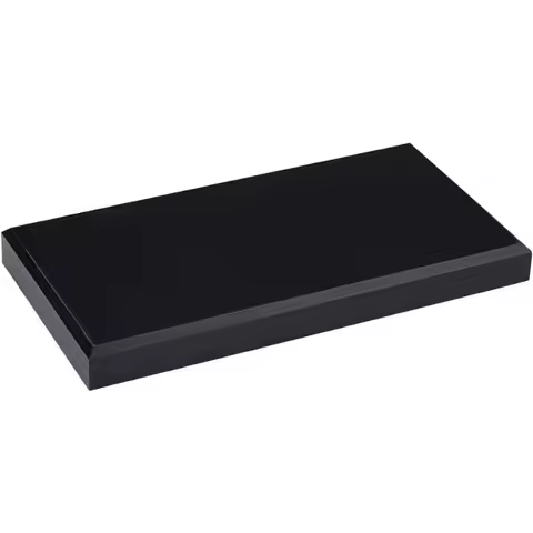 1pc Acrylic Beveled Display Base 6"x 3"x 0.5"(LxWxH) Black Acrylic Display Block Rectangular Jewelry