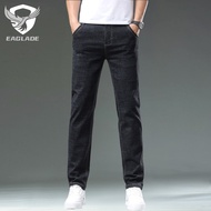 EAGLADE Casual Stretch Denim Pants 982 in Black C03
