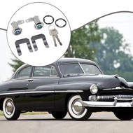 [xdnblun] Door Lock Cylinder Set with Key for Ford E100 E150 E250 E350 Accessory