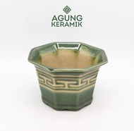 Pot Bunga Agung Keramik|Pot Tanaman A-522 Size Besar