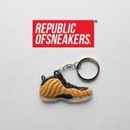 [2D KEYCHAIN] NIKE AIR FOAMPOSITE (GOLD)