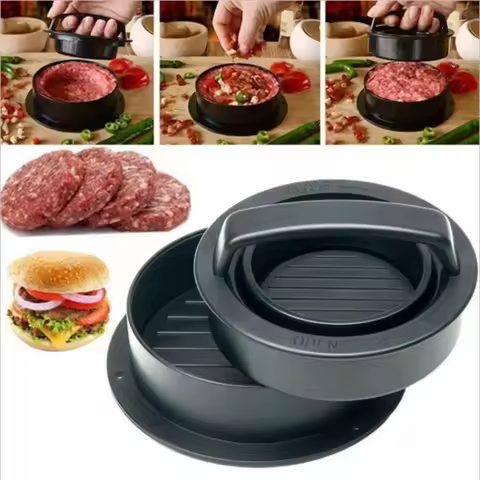 Kitchen Round Shape burger Press Hamburger Maker Hamburger Press Hamburger Meat Beef Grill Burger Pr