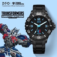 Stylish Zgo Transformers Watch With Luminous Dial And Adjustable Strap