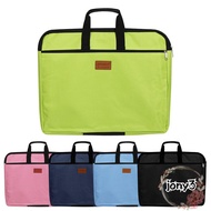 JONY File Folder With Handle Zipper Big Capacity Durable Waterproof Handbag
