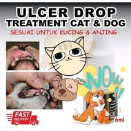 ubat ulcer / ulser mulut kucing , sakit mulut kucing, cat dog ulcer drop