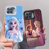 X39 Elsa and Anna Soft Case for OPPO F17 Pro A93 Reno 4 4F Lite