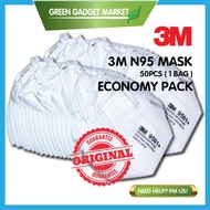 (50PCS) 3M 9501+ P2 KN95 PARTICULATE RESPIRATOR (EARLOOP) MASK (ECONOMY PACK)
