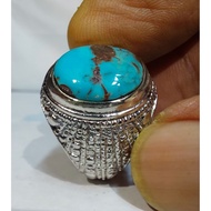 PERSIAN TURQUOISE biru EST DIMTOSCA 14x11.5x6 Ring 8
