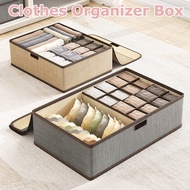 Clothes Organizer Box Underwear Storage Box Drawer Stackable Wardrobe Drawer Organizer Socks Bra Organizer Storage Box
