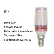12w 3 Colors E14 LED Bulb Light Bulb