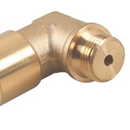 .M18x1.5 90 Degree Oxygen Sensor Extender Brass Oxygen Sensor Spacer O2 Sensor Adapter Oxygen Sensor