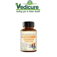 Glucosamine Chondroitin MSM and Turmeric Supplement 90 Capsules