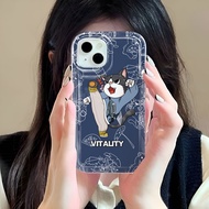 Photo frame airbag case for iphone 14promax 11 13 12 7Plus X XS Max kung fu dog cover