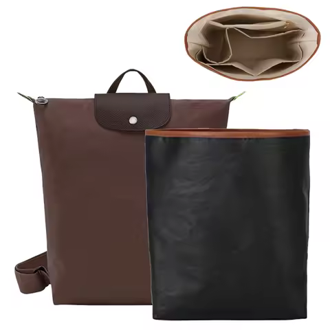 Bag Organizer Insert for Longchamp Backpack Tote Bag Support Insert Nylon Material Storage Bag Acces