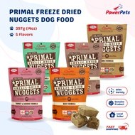 PRIMAL Freeze Dried Nuggets Dog Food 14oz 397g - Chicken / Pork / Lamb / Turkey & Sardine
