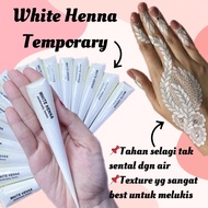 WHITE HENNA TEMPORARY / inai putih / non waterproof by ainnbeauty_henna