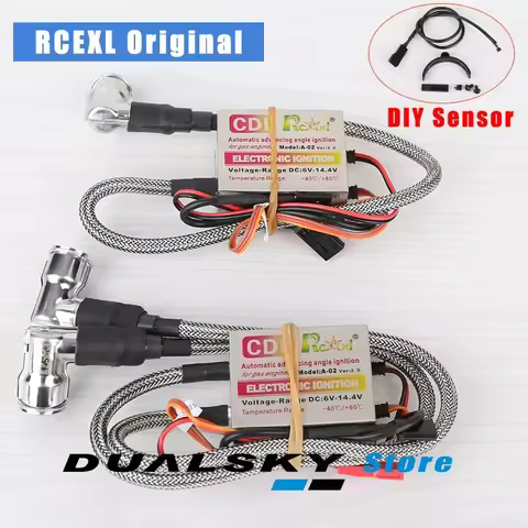 Rcexl ignition CDI for ME8 CM6 BPMR6F BMR6a spark plug for gas petrol engine rc airplane
