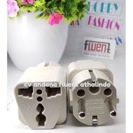 Three-pin plug charger connection adapter copan