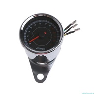 dingdongaa Motorcycle Tachometer Meter Backlight Gauge Motorcycle Tachometer Meter13000 RPM