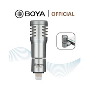 BOYA BY-P4D Omnidirectional Microphone Plug &amp; Play 90° Tilt Head Compact Mini Mic for Smartphones i Devices