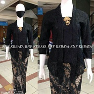 HITAM Kebaya Gallery - Black Brocade kebaya Suit Graduation kebaya/Modern kebaya/Women's kebaya Dress kartini Party Application Invitation Skirt