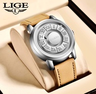 LIGE x Foxbox Magnetic men watch fashion waterproof casual jam tangan lelaki + box