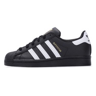 adidas | รองเท้าอาดิดาสสำหรับผู้ชายและผู้หญิง รองเท้าลำลอง Trefoil Superstar รองเท้าผ้าใบหุ้มส้นแบบค