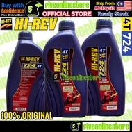 4T Oil HIREV 4T724 4T 724 10W-40 Semi Synthetic 1 Liter Super Racing HI-REV ORIGINAL Engine Oil