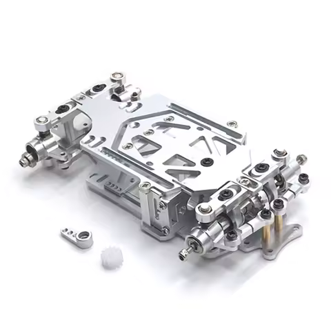 RC01 1/28 Scale RWD RC Drift Car Wheelbase Adjustable Metal Chassis Frame KIT For Wltoys K969 K989 2