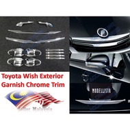 Toyota Wish 2009-2018 Garnish Chrome trim