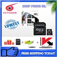 【KL Stock】Kingston SD Card Micro Sd Card Memory Card Class 10  64G/256GB/128GB/512GB TF Card For CCT