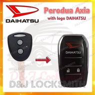 🔥 Perodua Axia / Daihatsu Modified Remote Casing Flip Key Replacement Case Shell Car Alarm Kereta Ku