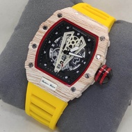 Jam tangan pria Fashion Sporty RM ET1350 Chrono variasi tanggal aktif Free Headset box dan baterai c