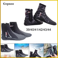 Gepnoo 5mm Neoprene Scuba Diving Booties Wetsuit Boots Water Sports Shoe Swim Surf for Wind Rafting 