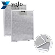 YOLO Cooker Hood Mesh Filter, Ventilation Aluminum Mesh Kitchen Extractor Fan Filter, Durable Detachable 32*26cm Oil-proof Grease Filter Restaurant