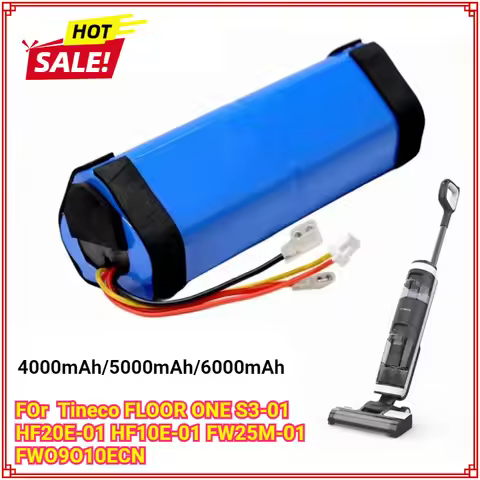 Battery for Tineco FLOOR ONE 1.0 FW25M-01 FW25W-01 FW09010ECN HF10E-01 HF20E-01 S3-01 Floor Scrubber